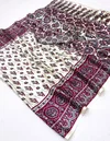 Queen By Rajtex Modal Satin Ajrakh Print Sarees